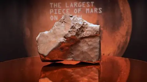 Największy na Ziemi marsjański meteoryt został sprzedany na aukcji w Nowym Jorku