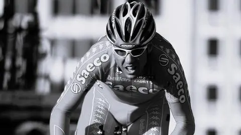 "Dziękujemy za wszystko, Mistrzu". Włoski kolarz zmarł po długiej chorobie