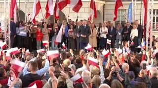 Wiec Trzaskowskiego w Kaliszu. Transmisja w TVN24 