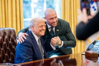 Conor McGregor i Donald Trump w Białym Domu