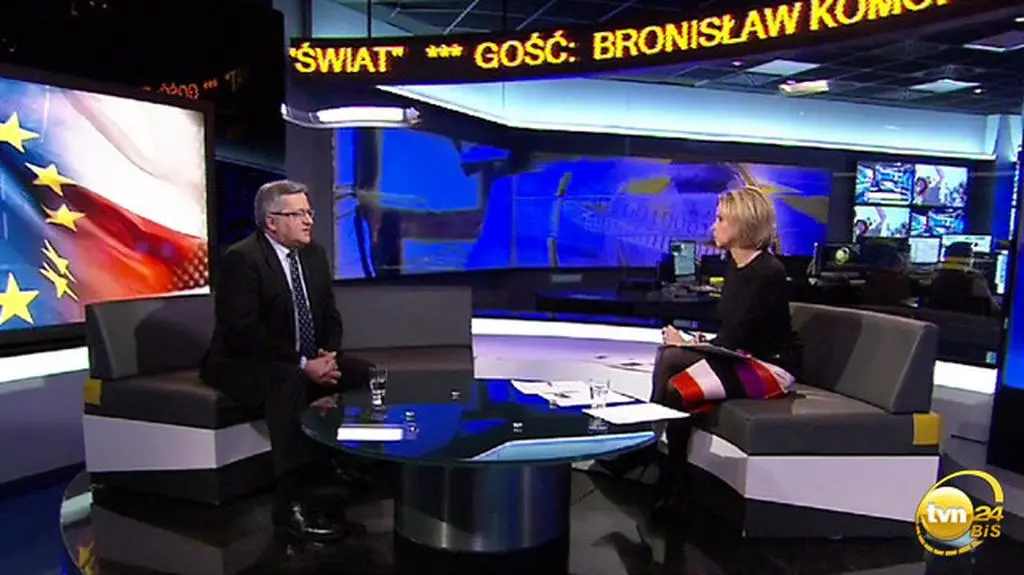 Bronisław Komorowski w programie "Świat"