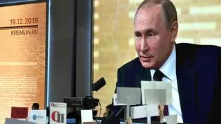 Putin mówił o roli Polski w drugiej wojnie światowej w czasie dorocznej konferencji 