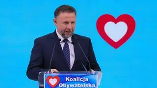 Marcin Kierwiński przemawia na konwencji krajowej Platformy Obywatelskiej 