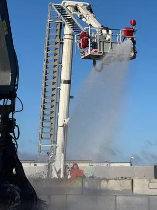 Pożar składowiska odpadów w Lublinie