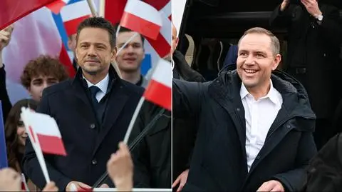 Rafał Trzaskowski i Karol Nawrocki