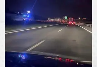Jechał pod prąd "jakieś 100 kilometrów na godzinę"