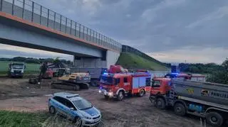Na miejscu pracowały służby