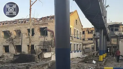 Zniszczenia po rosyjskim ataku