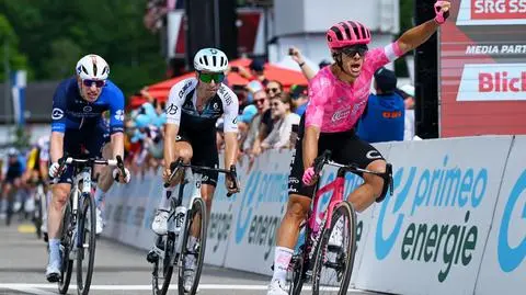 Życiowy sukces Włocha w wyścigu Dookoła Szwajcarii