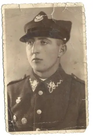 Stefan Hoppel w mundurze Wojska Polskiego
