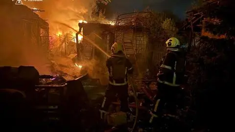 Zmasowany atak rosyjskich dronów na Kijów