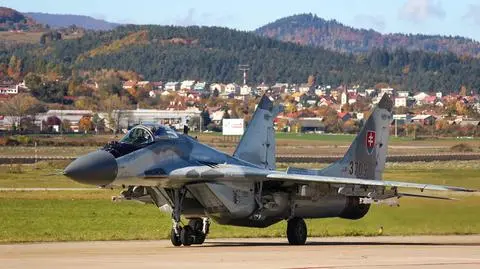 Słowacja przekazała Ukrainie myśliwce MiG-29