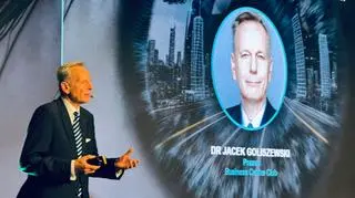 Jacek Goliczewski w trakcie edycji "BCC For the Future. Liderzy Jutra"