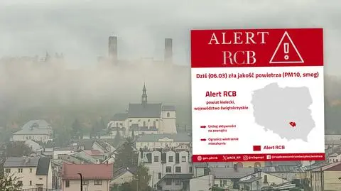 "Unikaj aktywności na zewnątrz". RCB rozesłało alert