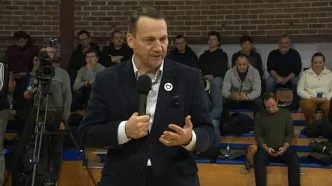 Sikorski: stawką tych wyborów będzie głos Polski w sprawach międzynarodowych. Oglądaj na żywo