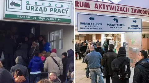 Kolejki do urzędów pracy za rządów Tuska? Nie, głównie w czasach Szydło