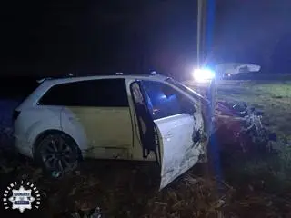 Czołowe zderzenie na DK94