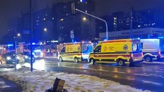 Zderzenie tramwajów, 10 osób w szpitalu