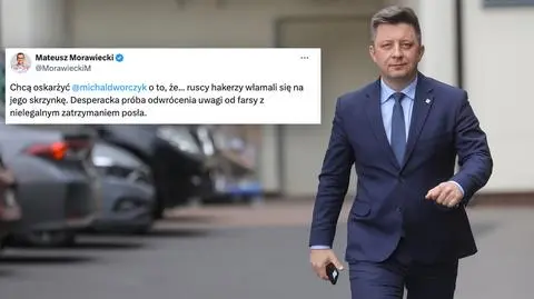 Morawiecki: oskarżą Dworczyka o to, że "ruscy hakerzy włamali się na skrzynkę". Nie, o coś innego