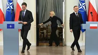 NATO Secretary General Mark Rutte and President Andrzej Duda