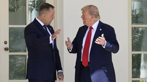 Nawrocki i Trump - Biały Dom