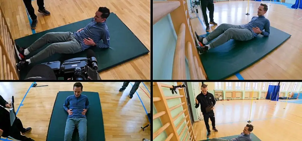 Ile pompek, ile brzuszków? Reporter TVN24 poszedł na testy do policji. Jak mu poszło? 