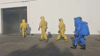 Akcja strażaków w jednym z zakładów w Czyżewie