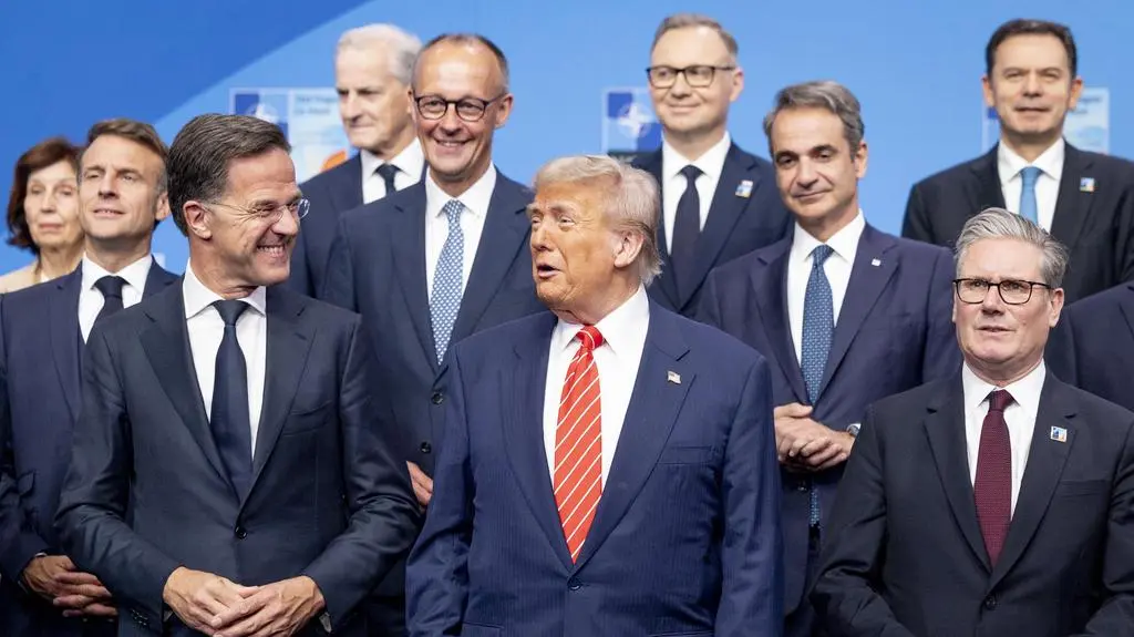 Donald Trump z sojusznikami na szczycie NATO w Hadze