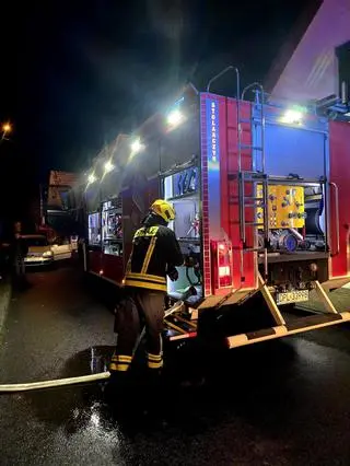 Pożar kotłowni w domu w Grębocicach 