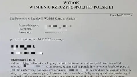 Sąd ukarał autora wpisu