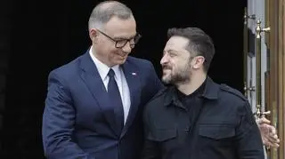 Andrzej Duda i Wołodymyr Zełenski