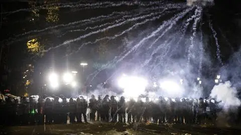 Antyrządowa demonstracja w Gruzji (30.11.2024)