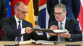Keir Starmer i Friedrich Merz