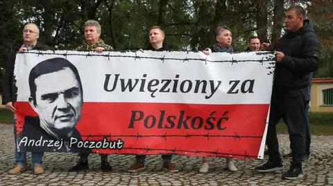 Białystok. Akcja solidarnościowa w z Andrzejem Poczobutem