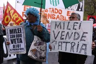 Demonstracja w Buenos Aires przeciwko przemocy wobec kobiety w Argentynie
