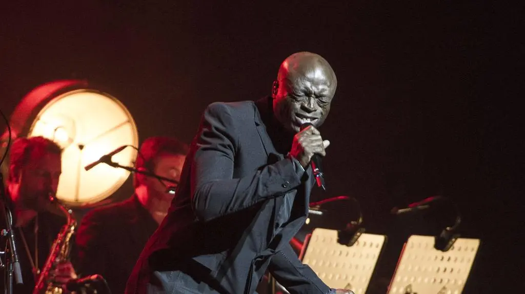 SEAL (real name Henry Olusegun Adeola Samuel) brings his big band to the London Palladium on February 22, 2018 to showcase his new album Standards. Dostawca: PAP/Photoshot