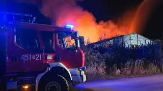 Pożar kurników na terenie gminy Pokój