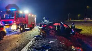 Wypadek w Złotnikach Kujawskich