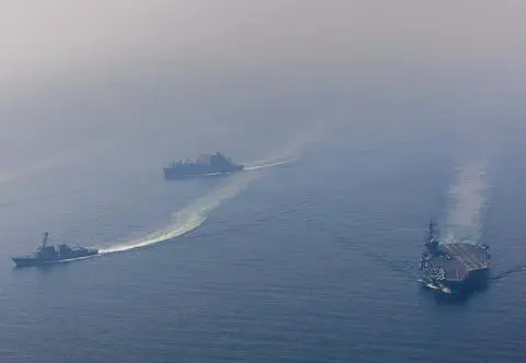 Taką potęgę Amerykanie zgromadzili wokół Iranu