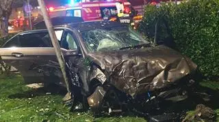 Kierowca trafił do szpitala, ale nie wymagał hospitalizacji.