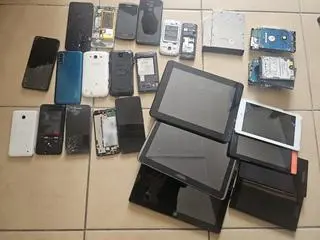 Znaleźli skradzione elektroodpady 