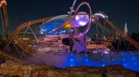 Kolejka górska Stardust Racers w Universal’s Epic Universe