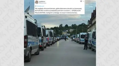 "Tak wygląda ulica, gdzie dokonano zbrodni w Limanowej"? Co widać na zdjęciu