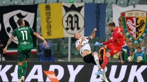 Legia drżała we Wrocławiu o zdrowie swoich piłkarzy. Dwóch trafiło do szpitala