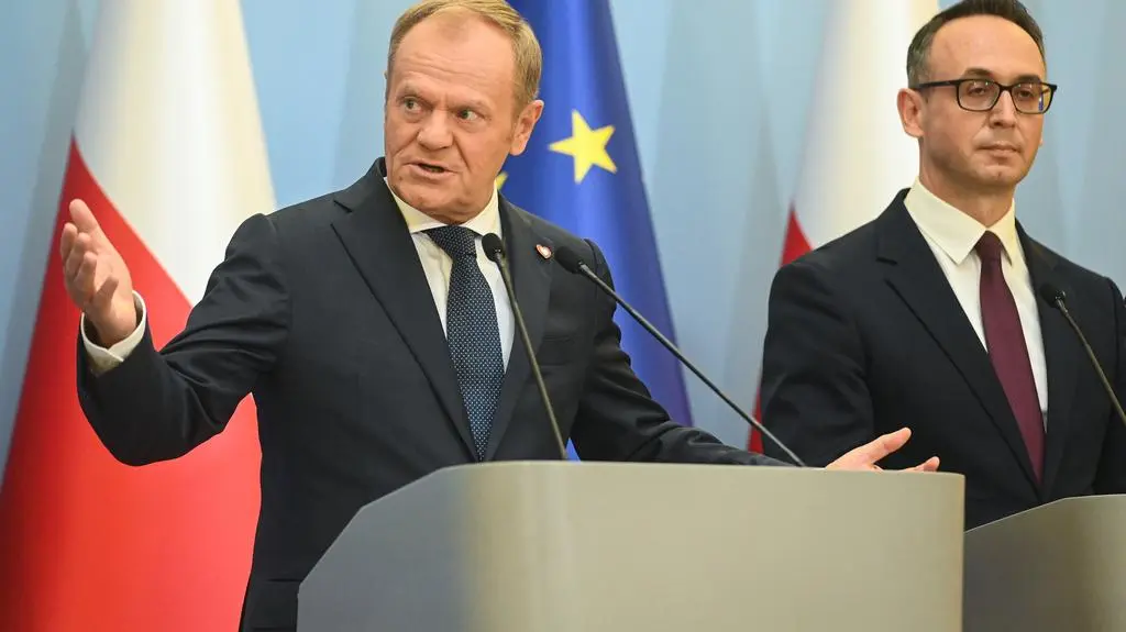 Donald Tusk na środowej konferencji prasowej