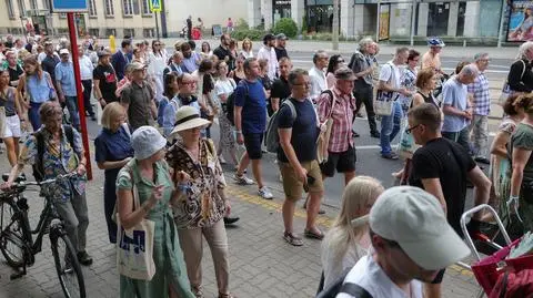 Pamięć, zaduma, wspomnienie rabinów. Marsz w rocznicę Wielkiej Akcji Likwidacyjnej
