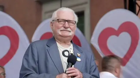 Lech Wałęsa Wiec Warszawa