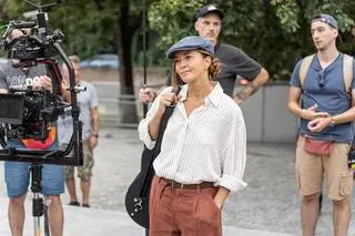 Kamila Baar na planie "Vinci 2"