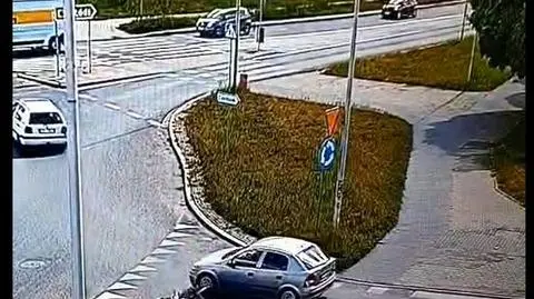 Potrącenie rowerzystki w Zduńskiej Woli