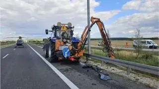 Droga S7 w kierunku Warszawy jest zablokowana